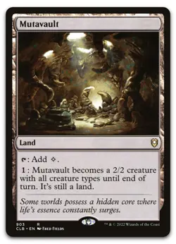 Mutavault #903 (NM) Baldur's Gate CLB Magic MTG - Image 1
