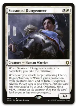 Seasoned Dungeoneer #660 (NM) Baldur's Gate CLB Magic MTG - Image 1