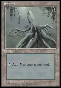 Swamp C - Medium Play MTG Ice Age - Image 1