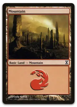 Mountain (296) #296 (NM) Time Spiral TSP Magic MTG - Image 1