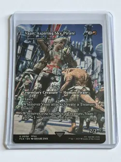 Vaan Aspiring Sky Pirate 38 MTG Final Fantasy FCA 2025 Mint - 9.0 + Non Foil - Image 1