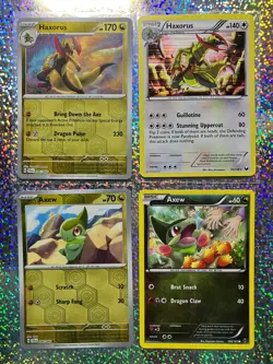 Pokemon TCG Haxorus: Dark Explorers Holo 89/108; Reverse Holo 046/064 - Image 1