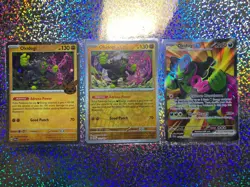 Pokemon Okidogi: Full Art 082/064 ex; 2024 Trick or Trade Cosmos Holo 111/167 - Image 1