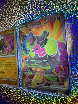 Pokemon Okidogi: Full Art 082/064 ex; 2024 Trick or Trade Cosmos Holo 111/167 - Image 3