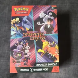 Pokemon Destined Rivals Booster Bundle 6 Packs New Sealed - Image 1