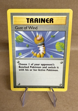 Gust of Wind 93/102 - Base Set Unlimited Edition - WOTC Pokemon LP - Image 2