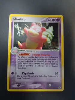 Pokemon Slowbro EX FireRed & LeafGreen 14/112 Holo Rare NM Fast Ship - Image 1