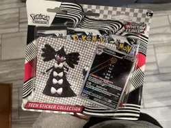 Pokemon TCG White Flare 3-Pack Tech Sticker Collection Scarlet Violet New Sealed - Image 1