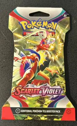 Pokemon TCG Scarlet & Violet Base Set Sealed Booster Pack Lot of 4, Art Set - Image 4
