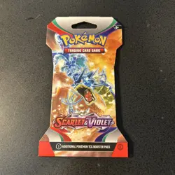 Pokemon TCG Scarlet & Violet Base Set Sealed Booster Pack Lot of 4, Art Set - Image 5