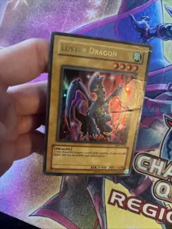 (YBL) Luster Dragon Unlimited YuGiOh Magician's Force #MFC-058 HP/DMG - Image 3