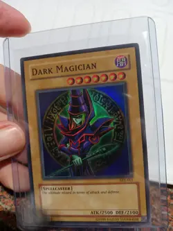 Yugioh Dark Magician SYE-001 Super Rare Holo Vintage LP - Image 3