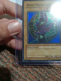 Yugioh Dark Magician SYE-001 Super Rare Holo Vintage LP - Image 4