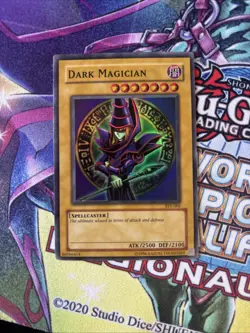(YBL) YUGIOH • DARK MAGICIAN • SUPER RARE • SYE-001 • UNLIMITED LP - Image 1