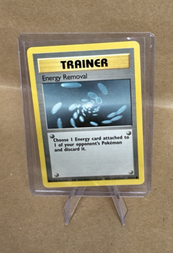 Energy Removal 92/102 Trainer Pokemon Card Base Set Common - Image 1