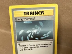 Energy Removal 92/102 Trainer Pokemon Card Base Set Common - Image 4