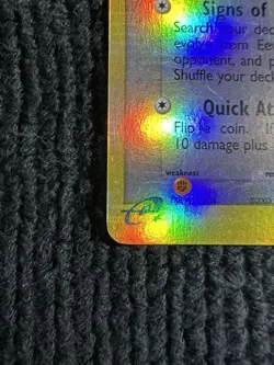 Eevee 63/100 EX Sandstorm Reverse Holo Foil Pokemon Card - Image 3