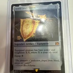 Magic The Gathering Pre release Promo Card Aettir And Priwen (Stamped Foil) - Image 1