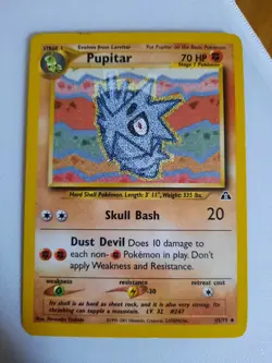 Pupitar 45/75 - Neo Discovery - Pokemon Card Wotc Vinrage TCG LP Nintendo - Image 1