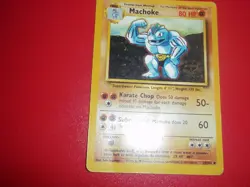 ☆Pokemon Trading Game Card☆Machoke 34/102 Base Set Original Uncommon Lightly Pl☆ - Image 1