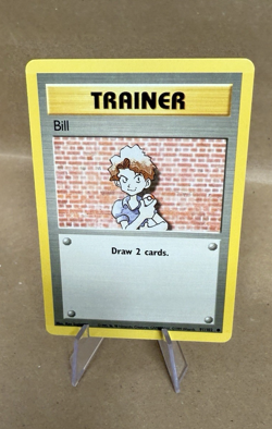 Bill - 91/102 - 1999 Common Base Set Unlimited Pokemon Card LP - Image 2