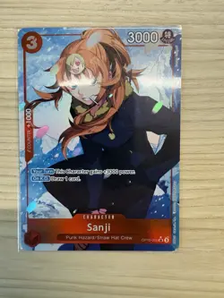 One Piece CCG Sanji OP10 Alt Art Royal Blood Card English Edition - Image 1