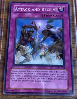Attack and Receive PSV-054 Pharaoh's Servant Unlimited Edition - Yugioh Card - Image 1