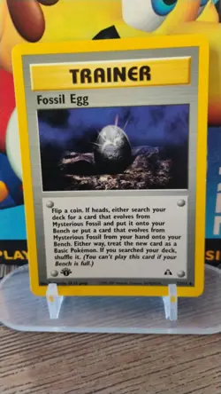 FOSSIL EGG Neo Discovery POKEMON 2001 Non-Holo 1st Edition Trading Card 72/75 - Image 1