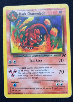 Pokemon Card Dark Charmeleon 32/82 Team Rocket Set Non Holo (HP) - Image 1