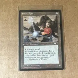 MTG Magic the Gathering Card LP - Shield Sphere - Image 1