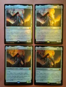 4x Lyra Dawnbringer FOIL Foundations **NEAR MINT** **UNPLAYED** MTG - Image 1
