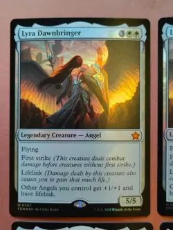4x Lyra Dawnbringer FOIL Foundations **NEAR MINT** **UNPLAYED** MTG - Image 2