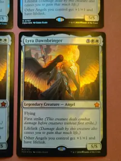 4x Lyra Dawnbringer FOIL Foundations **NEAR MINT** **UNPLAYED** MTG - Image 4