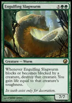 Engulfing Slagwurm - Light Play MTG Scars of Mirrodin - Image 1