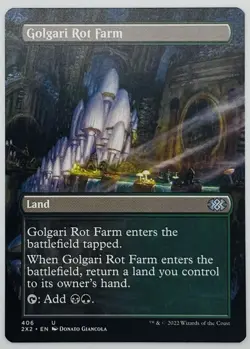MTG Golgari Rot Farm (Borderless) Double Masters 2022 Regular - Image 1