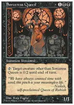 Sorceress Queen - Light Play MTG 5th Edition - Image 1