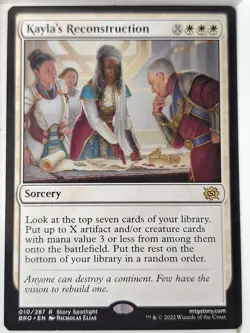 Kayla's Reconstruction - The Brothers' War - Magic the Gathering MTG - Image 1