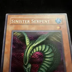 Yugioh TCG Sinister Serpent SDD-002 Limited Ed. Prismatic Secret Rare Holo - Image 3