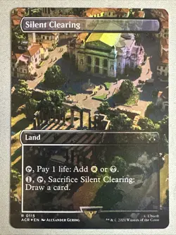 MTG / Silent Clearing / ACR / #0115 / FOIL (Borderless) / Rare / NM - Image 1