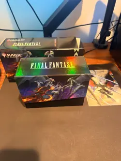 MTG Final Fantasy FF Opened Gift Bundle + Contents & Cards & Play Booster Packs - Image 1