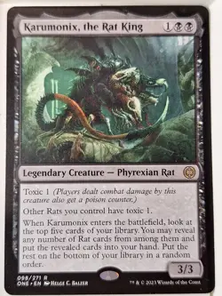 Karumonix, the Rat King - Phyrexia: All Will Be One - Magic the Gathering MTG - Image 1