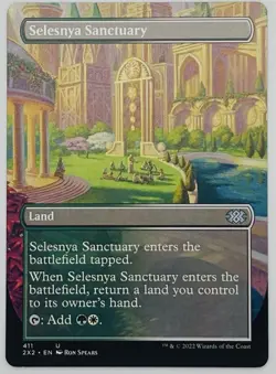 MTG Selesnya Sanctuary (Borderless) Double Masters 2022 Regular - Image 1