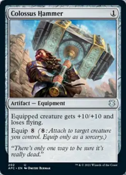 MTG English Colossus Hammer NM Normal Commander 2021 Forgotten Realms - Image 1