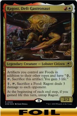 1x - Ragost, Deft Gastronaut - FOIL - Edge of Eternities - NM MTG - Image 1