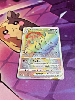 Mewtwo VSTAR - 079/078 [Pokemon Go] Pokemon TCG - RAINBOW SECRET RARE - MP - Image 3