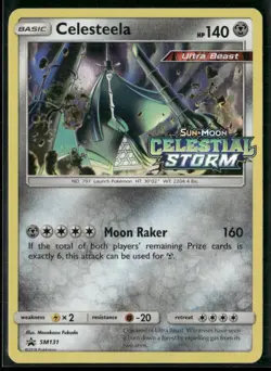 Celesteela SM131 - Pokemon TCG Black Star Promo Celestial Storm Pre Release NM - Image 1