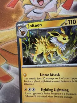 Jolteon - SVP169 - Pokemon Scarlet & Violet Promo Ultra Rare Holo NM Swirl - Image 2