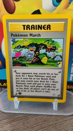 POKEMON MARCH Neo Genesis TRAINER Non-Holo 1st Edition 2000 Trading Card 102/111 - Image 1