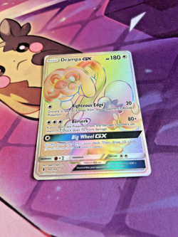 Drampa GX - 160/145 [Guardians Rising] Pokemon TCG - RAINBOW SECRET RARE - NM - Image 3