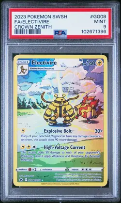 2023 Pokemon Sword And Shield Crown Zenith Electivire Fa Crown Zenith PSA 9 - Image 1